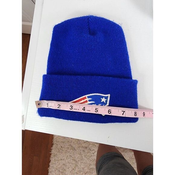 New England Patriots Winter Hat, Blue, Adult One Size - Picture 4 of 5